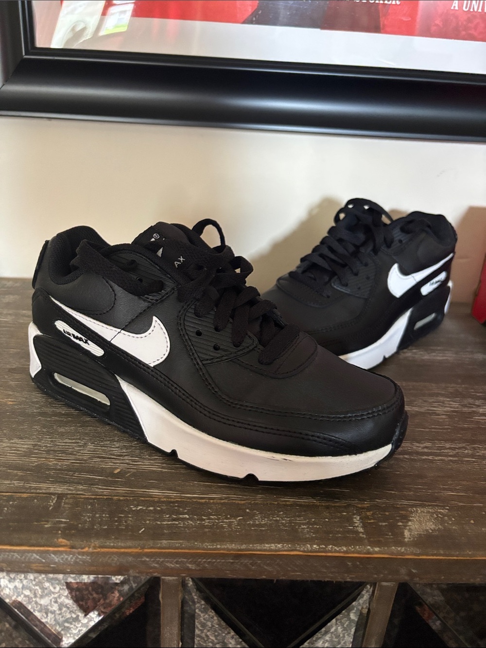 Nike Kids Black and White Air Max Sneakers